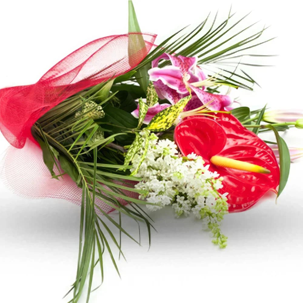 Lenyűgöző Anthurium virágcsokor