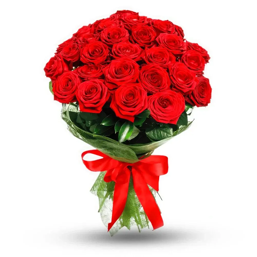 Seikat Mawar Merah yang Elegan