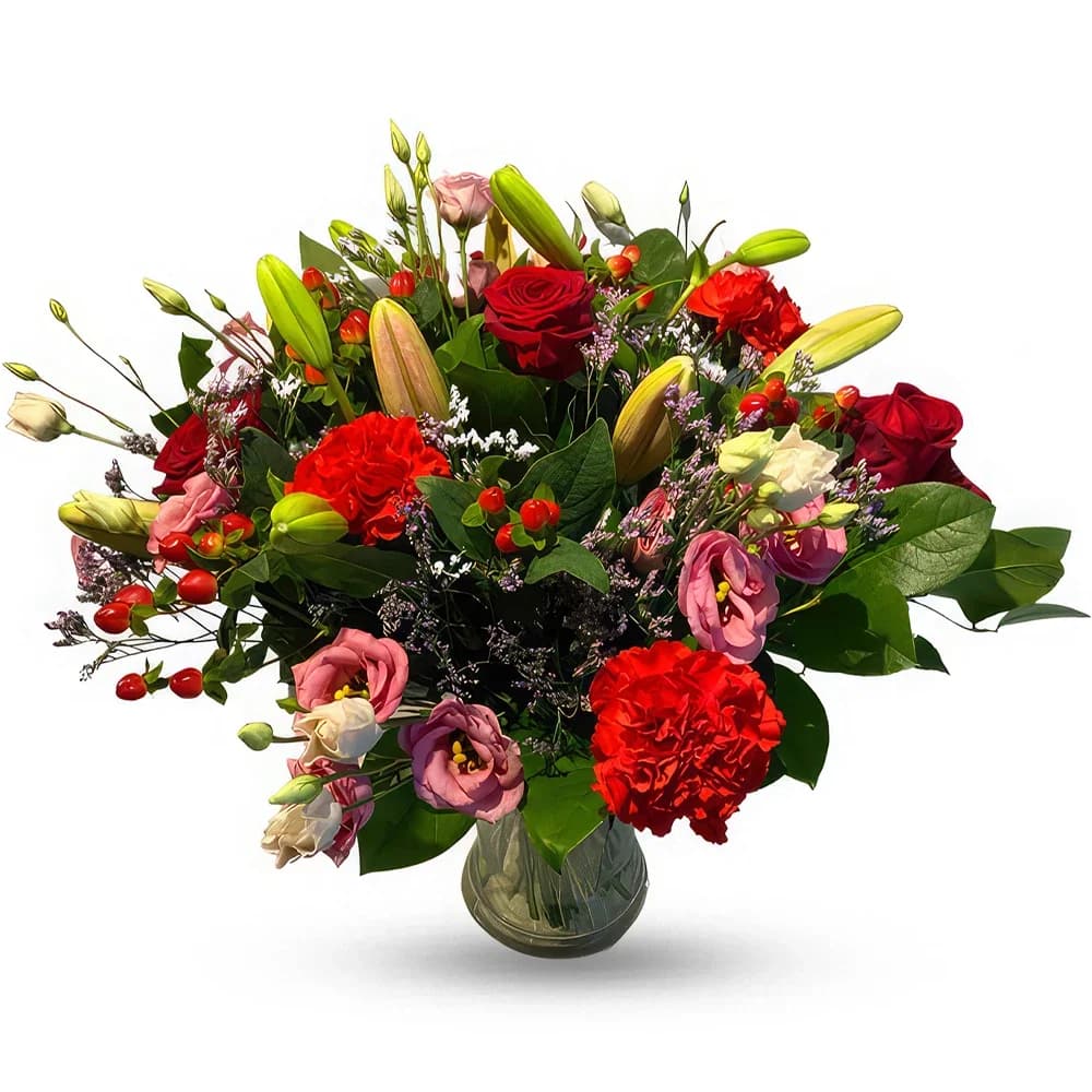 Canlı Güller ve Lisianthus Tılsımı