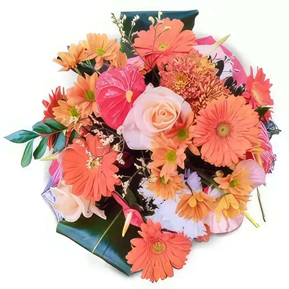 Gentle Hue Flower Basket