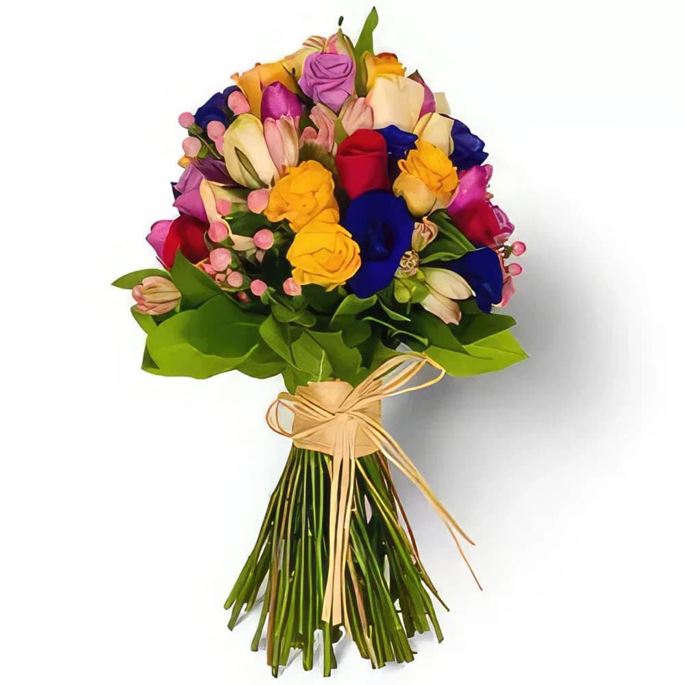 Buchet de prietenie cu fructe de măceș și Alstroemeria