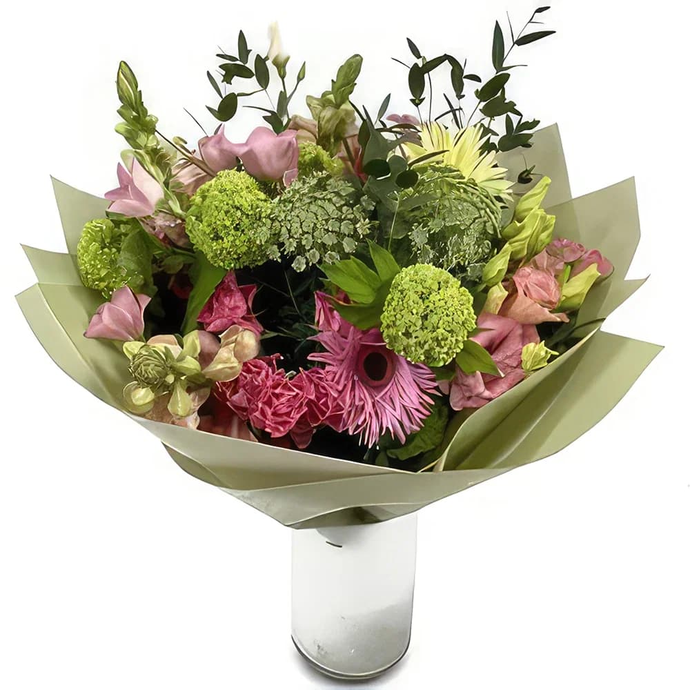 Élégant arrangement floral de couleur crème