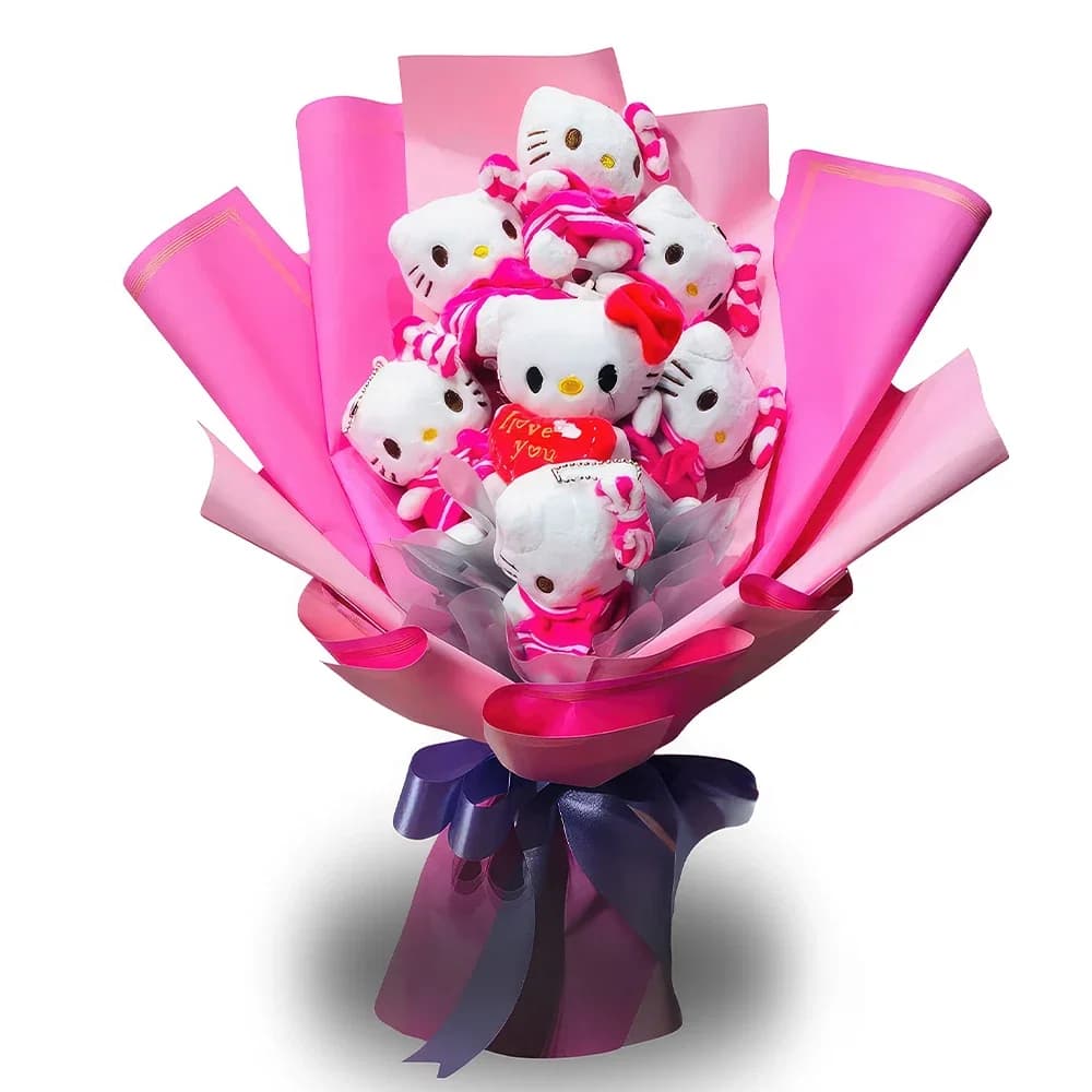 Søt Mini Hello Kitty Layer Bukett