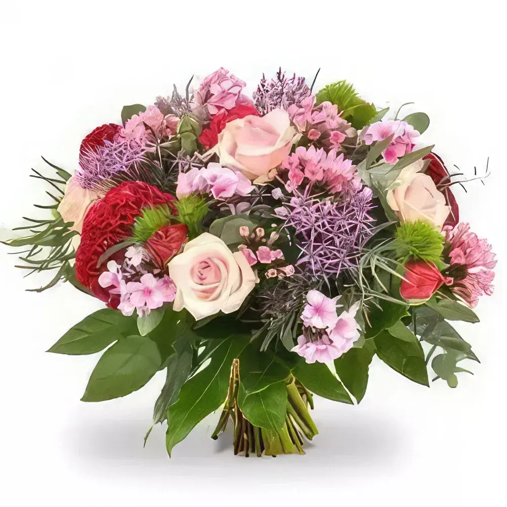 Brødmende pulserende hanekamsblomster