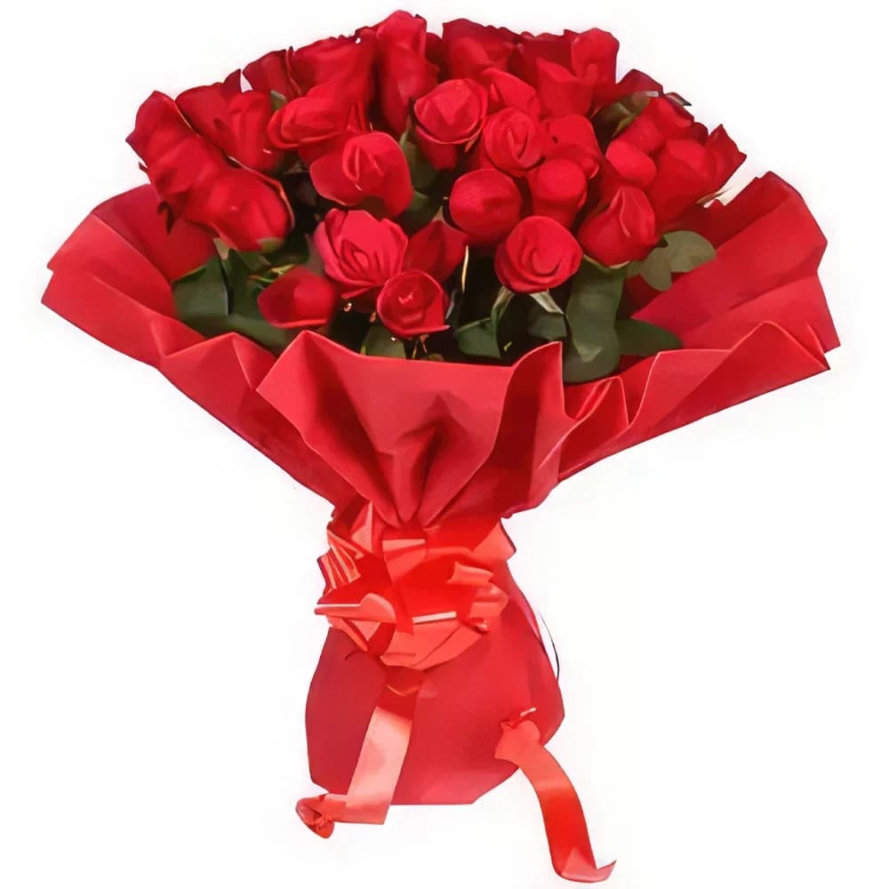 Bouquet classico di rose rosse